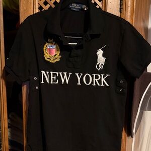 Polo by Ralph Lauren Kids Black New York Polo Shirt